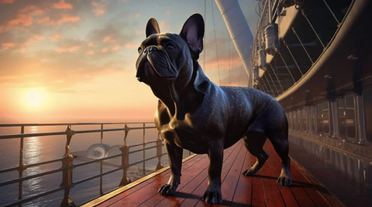 The Titanic and a French Bulldog named Gamin de Pycombe